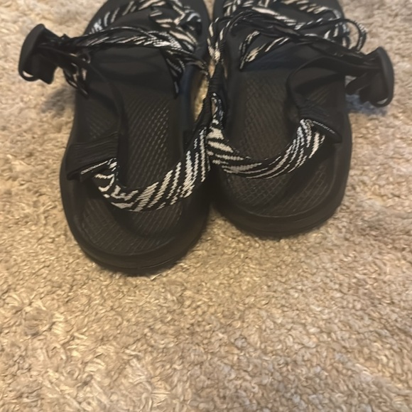🍍 Chaco Women's Zcloud X2 Sandal Wily Black & White Size 10🍍 - Picture 3 of 4